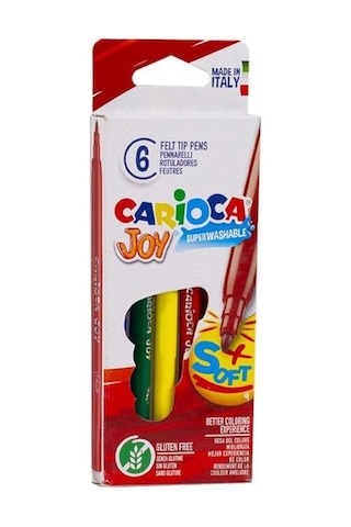 Carioca Joy Yıkanabilir Keçeli Kalem 6'lı