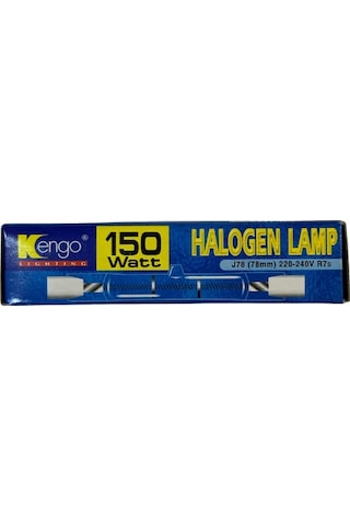 Kengo 150w Sarı Işık R7s Duylu Dim Edilebilir Çubuk Halojen Ampul 2 Adet