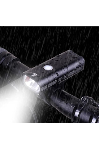 Forte Gt 400 Lümen Bisiklet Ön Farı Xbyc 6125 Usb Şarjlı Siyah