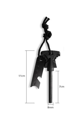 Single Sword Magnezyum Çubuğu Ateş Başlatıcı Seyahat Ürünü Hayatta Kalma Gereci Kamp Ekipmanı Çok Renkli