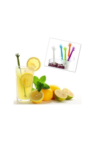 El Şeklinde Karıştırıcı Çubuk Çırpıcı Çay Kahve Karıştırma Servis