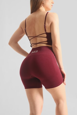 Nature The Brand Push-up Büzgüsüz Kısa Tayt,büzgüsüz Tayt,antreman Taytı,yüksek Bel Tayt Vişne Çürüğü
