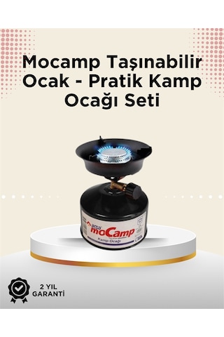 Dayanıklı, Paslanmaz Ve Yüksek Isı Dayanımlı Kamp Ocağı Uzun Süreli Kullanım İçin Açık Mor