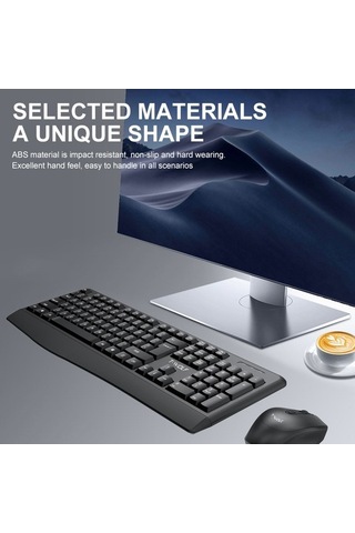 Flybuy T-wolf Tf100 Kablosuz Oyuncu Klavye+fare Seti, 104 Tuşlu, Sessiz, 2.4ghz Kablo İçiğiz Diğer