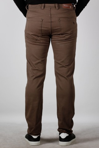Erkek Chino Pantolon Gabardin Slim Fit Dar Kesim Vizon 2160 Vizon