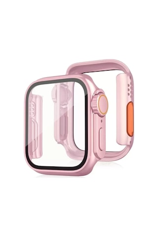 Znv Zenvia Mey İthalat Watch 44mm Watch 49mm Kasa Dönüştürücü Ve Ekran Koruyucu - Rose Gold Znv2025 Cmn