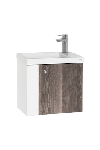 Creavit Forest Lavabo Dolabı 50 Cm Beyaz-barok Beyaz - Barok