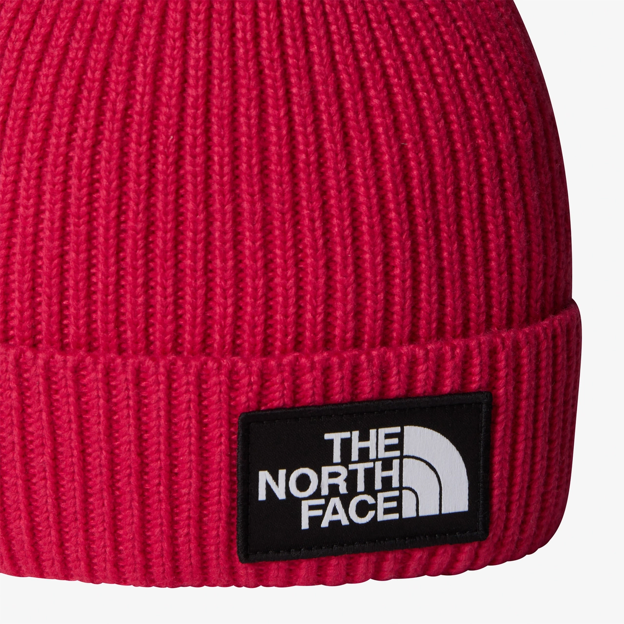 The North Face Logo Box Cuffed Çocuk Kırmızı Bere Nf0a8cgubos1 Pembe