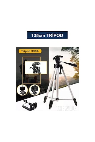 Profesyonel Outdoor Tripod 135cm Tüm Dslr Kameralarla Uyumlu Vide
