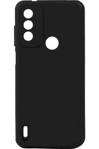 Noktaks - Tecno Uyumlu Tecno Spark 6 Go - Kılıf Mat Soft Esnek Biye Silikon - Siyah