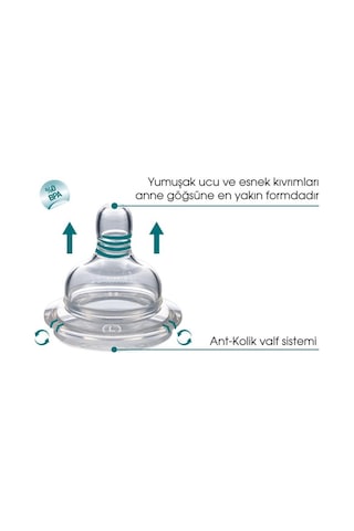 Mamajoo %0 Bpa Silikon Biberon Emziği 2'li - XL No: 4 - Yoğun Akış