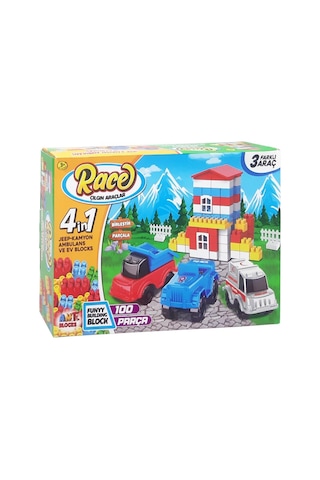 Asya Oyuncak Ant Blocks 100 Parça City Set Ant 011