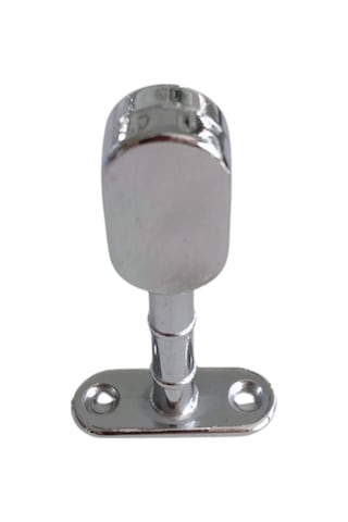 Oval Ayaklı Kapalı Askı Borusu Flanşı Mobilya Oval Boru Flanşı İç Ölçüleri En:15mm Boy:25mm 2 Adet Krom