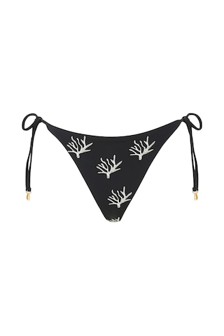 Ondademar Maia Mercan Ip Bikini Altı Siyah