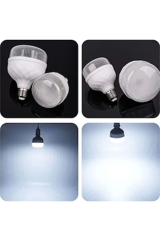 Zmr 40w Kristal Camlı T-bulb Led Ampul E27 Beyaz Işık Zmr-112/b 6500k