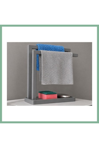Bşkvirgo 3d Baskı Havluluk Ve Sabunluk Organizer - Lavabo Üstü Çok Amaçlı Düzenleyici-gri Bsk2026