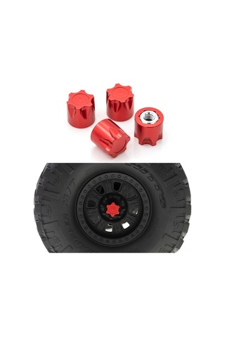 Pazly Yedek Vida Trax4, Scx10, Redcat Parçası M4 Kapağı Jant İçin Gen8 Geeroyoo Alüminyum Adet 4 - Ls