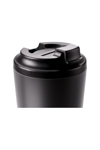 Made By Fressko Grande Boy Paslanmaz Çelik Çift Duvar Yeniden Kullanılabilir Kahve Bardağı, Termos, Yalıtımlı Termal Kupa, 475 Ml Coal - Siyah
