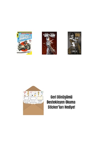 Derde Deva Randevu No- 4 + The Girl With The Gun + Fink Ciltli + Okuma Sticker'ları