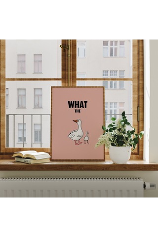 Ördek Posteri, Minimalist Duvar Sanatı, Komik Poster, Komik Hayvan Posteri