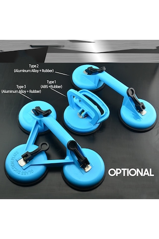 Kosona Dayanıklı Cam Ve Seramik Taşıma Pensleri - Mavi Abs Kauçuk Tabanlı 40-170kg Kapasite