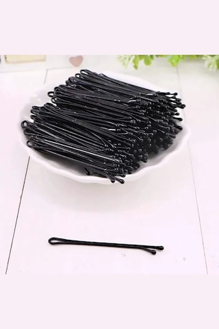 Royaleks 50 Adet Siyah Tel Toka 1.inci Kalite Çelik Tek Toka Black Mudanis 6411267