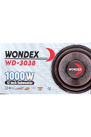Wondex 1000w 350rms 30cm Bass Subwoofer Profesyonel Hoparlör