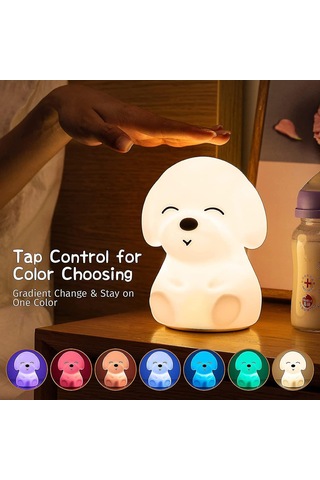 Sevimli Köpek Yavrusu Gece Lambası, Taşınabilir Led Çocuk Gece Lambası Çocuklar İçin Diğer