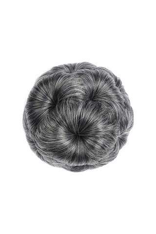 Kadınlar Ve Kızlar İçin Dayanıklı Ve Şık Peruk Saç Klipsi - Yeniden Kullanılabilir Sevimli Kafa Tomurcuk Topu Natural Black