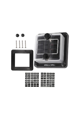 Aubyhe 6 Yollu Ato/atc Su Geçirmez Sigorta Kutusu, Led Uyarı Işığı Ve Dayanıklı Malzeme İle Araç/marin Uygulamaları İçin