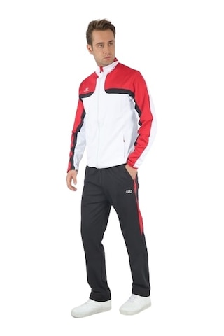 Dafron Platinium Erkek Kamp Eşofman Takımı 398287150 Beyaz - Kırmızı - Siyah