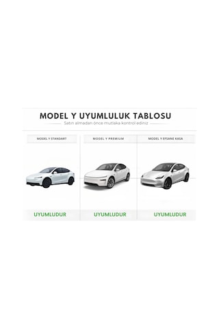 Tesla Model Y 2025+ Juniper & Standart Ve Efsane Kasa Uyumlu Bagaj Havuzu