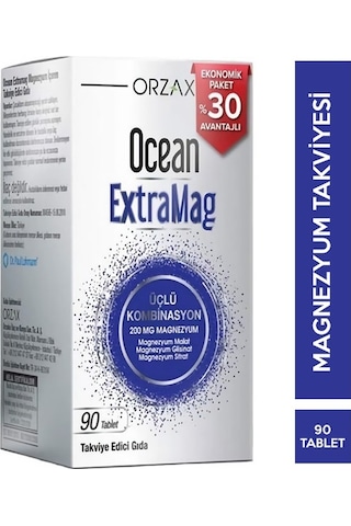 Ocean Extramag Magnezyum 90 Tablet