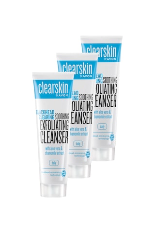 Avon Clearskin Siyah Nokta Yatıştırıcı Peeling Temizleyici 3 x 100 ML