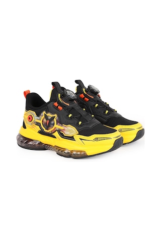 Pepino Erkek Çocuk Spor Ayakkabı Çevirmeli Döner Kilit Mekanizmalı Robotik Desenli Işıklı Kapsül Taban Sneaker 2196 Syh-sarı