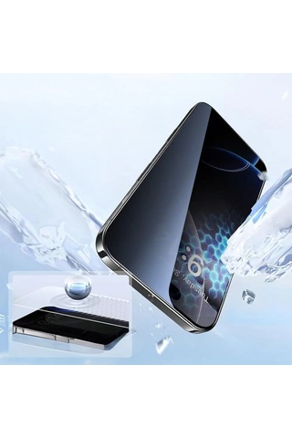 Apple Uyumlu iPhone 14 Pro Max Zore 3d Oliv Hd Temperli Cam Ekran Koruyucu + Kolay Uygulama Aparatı