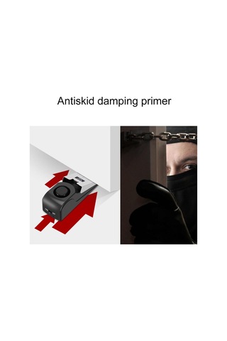 Symbee Seyahat Ve Ev Kullanımı İçin Kablosuz Kapı Direnç Alarmı, Titreşim Sensörlü, 120db Siren, Ayarlanabilir Hassasiyet.