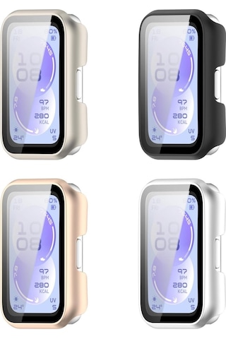 Huawei Band 11 Pro İle Uyumlu Sert Pc Kasa Ve Ekran Koruyucu