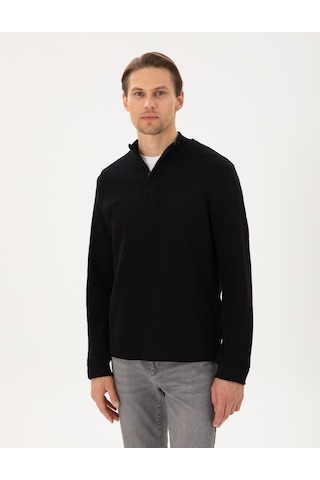 Pierre Cardin Erkek Siyah Sweatshirt 50296505-vr046 Siyah