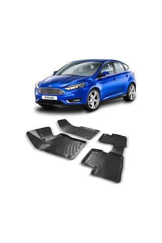 Ford Focus 2 2005-2010 Arası 3d Oto Paspas Seti - Pra-1708446-7670 İle Uyumlu Sku: Smgstka1da63e66c