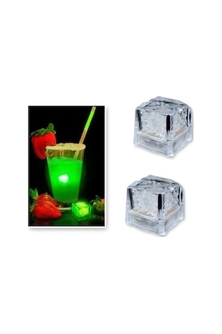 Led Işıklı Buz Küpleri Çok Renkli