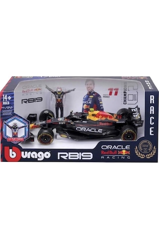 Oracle Red Bull Racing Rb19 Figürlü Formula 1 Yarış Arabası Sergio Perez 1 / 24 Ölçek Model Araba