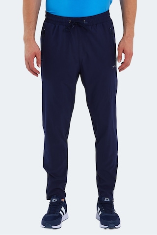 Slazenger Grıet Erkek Fermuar Cepli Dar Paça Lacivert Eşofman Altı Lacivert