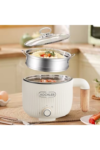 Kochler jj18b-2 600 W 1.6 L Buharlı Ve Yağda Pişirme Özellikli Elektrikli Tencere