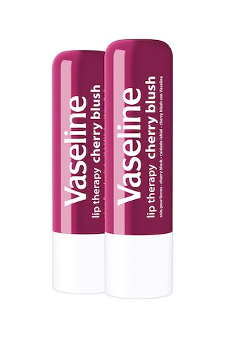 Vaseline Lip Therapy Dudak Bakım Kremi Cherry Blush 4.8 Gr X2
