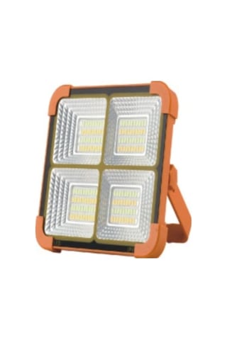 50w Led Projektör Beyaz -sarı Işık 9000 Lümen Güneş Enerjili