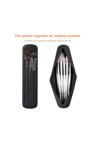 Wezone Gıda Kalitesi Silikon Macun Fırça Tutucu Çantası - Açık Kapaklı Makyaj Aletleri Depolama Çantası