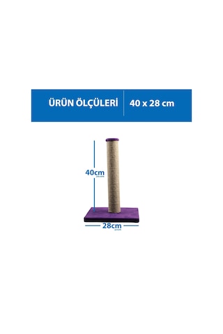 Herniks Çubuk Kedi Tırmalama Tahtası 40 CM