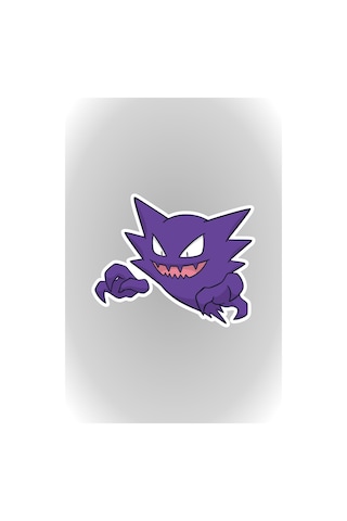 10 X 8 Cm Haunter Pokemon Sticker Motor Araba Kask Laptop Sticker
