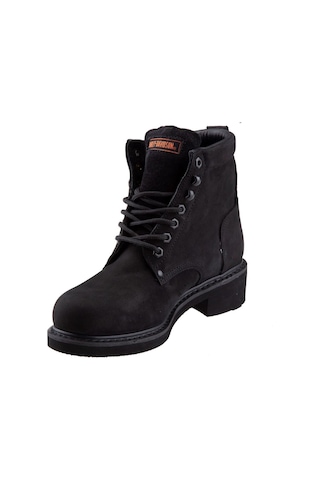 Harley Davidson Gibson Erkek Siyah Nubuk Bot-1187 Siyah